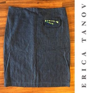 Erica Tanov denim skirt